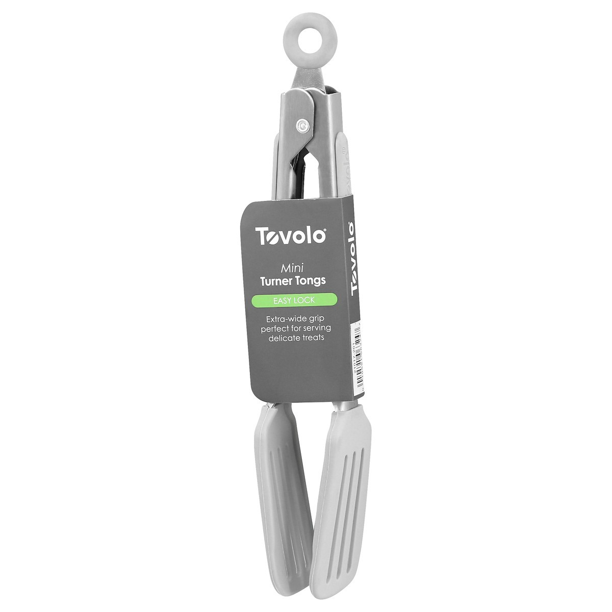 slide 6 of 9, Tovolo Light Gray Mini Turner Tongs, 1 ct