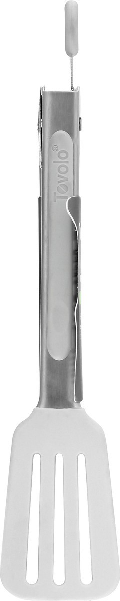 slide 2 of 9, Tovolo Light Gray Mini Turner Tongs, 1 ct