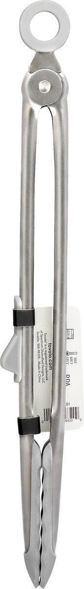 slide 2 of 9, Tovolo Light Gray Tip Top Tongs, 1 ct