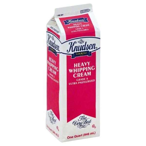 slide 1 of 1, Knudsen Heavy Whipping Cream 1 qt, 1 qt