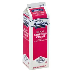 Knudsen Heavy Whipping Cream 1 qt