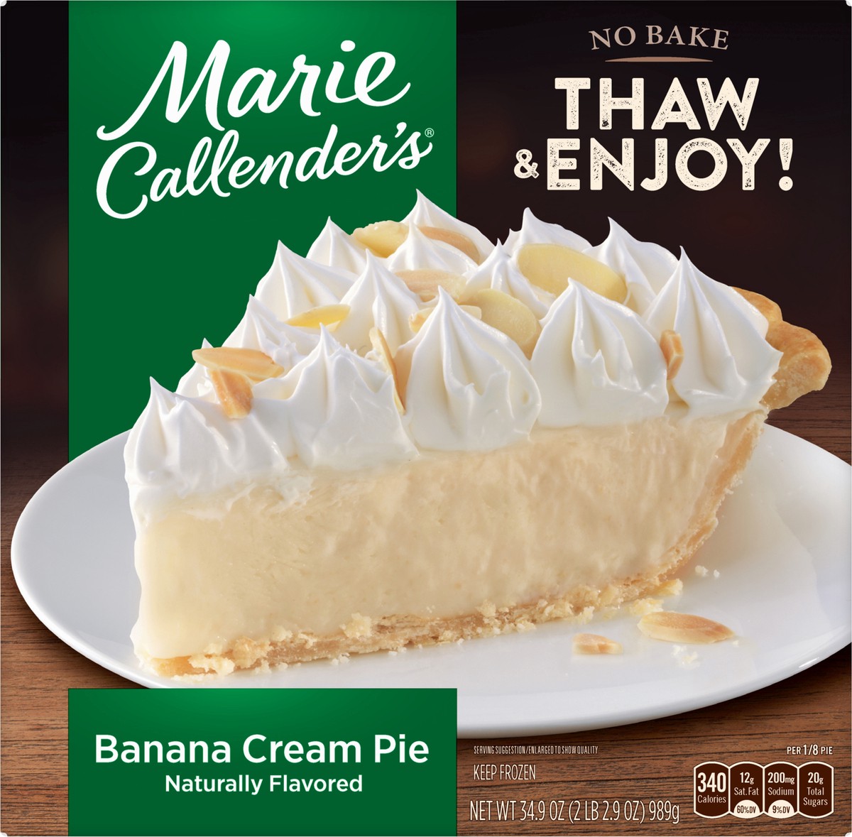 slide 6 of 9, Marie Callender's Banana Cream Pie 34.9 oz, 34.9 oz