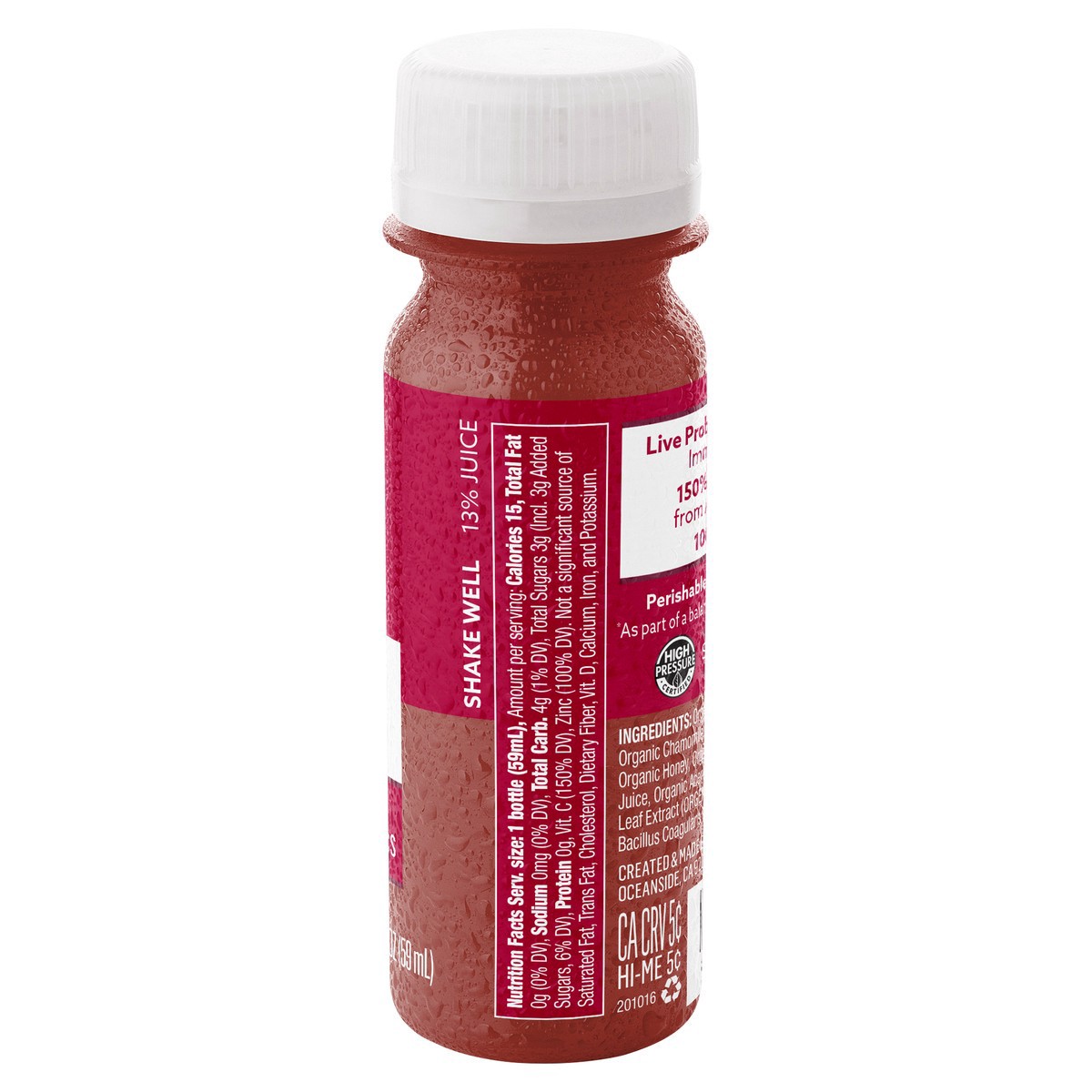 slide 7 of 8, Suja Organic Immunity Rebound Shot With Elderberry & Probiotics, 2 fl oz