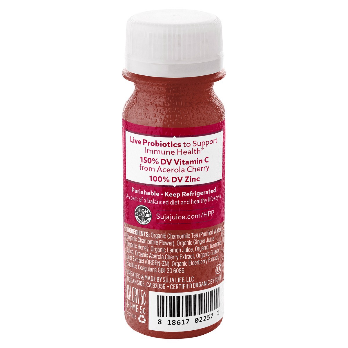 slide 5 of 8, Suja Organic Immunity Rebound Shot With Elderberry & Probiotics, 2 fl oz