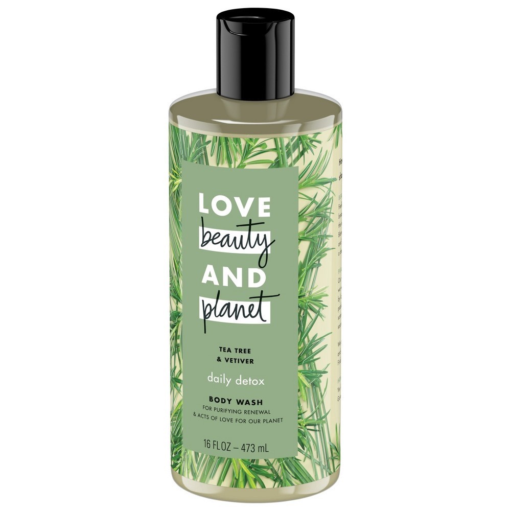 slide 7 of 7, Love Beauty and Planet Body Wash Tea Tree & Vetiver, 16 oz, 16 oz