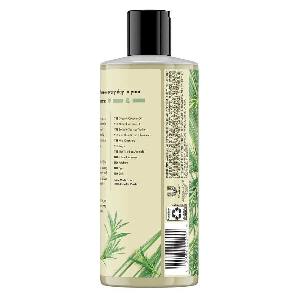 slide 4 of 7, Love Beauty and Planet Body Wash Tea Tree & Vetiver, 16 oz, 16 oz