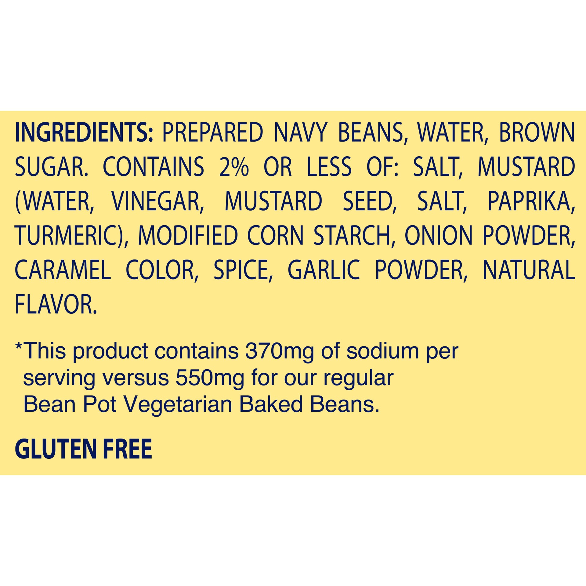 slide 3 of 4, Bush's Best Bush's Bean Pot Reduced Sodium Vegetarian Baked Beans 115 oz, 115 oz