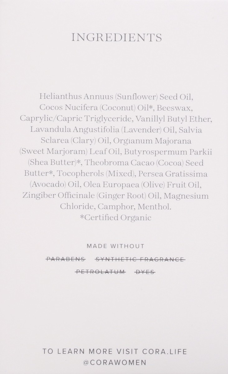 slide 2 of 13, Cora Period Balm 1.3 oz, 1 ct