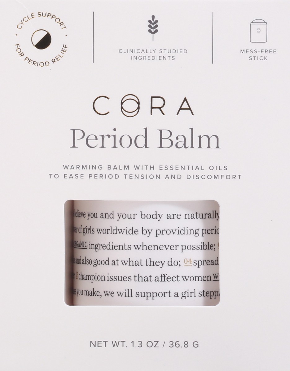 slide 7 of 13, Cora Period Balm 1.3 oz, 1 ct