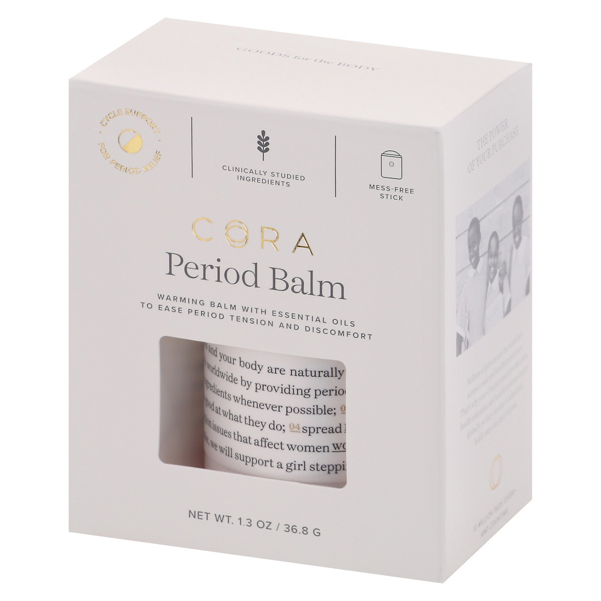 slide 12 of 13, Cora Period Balm 1.3 oz, 1 ct
