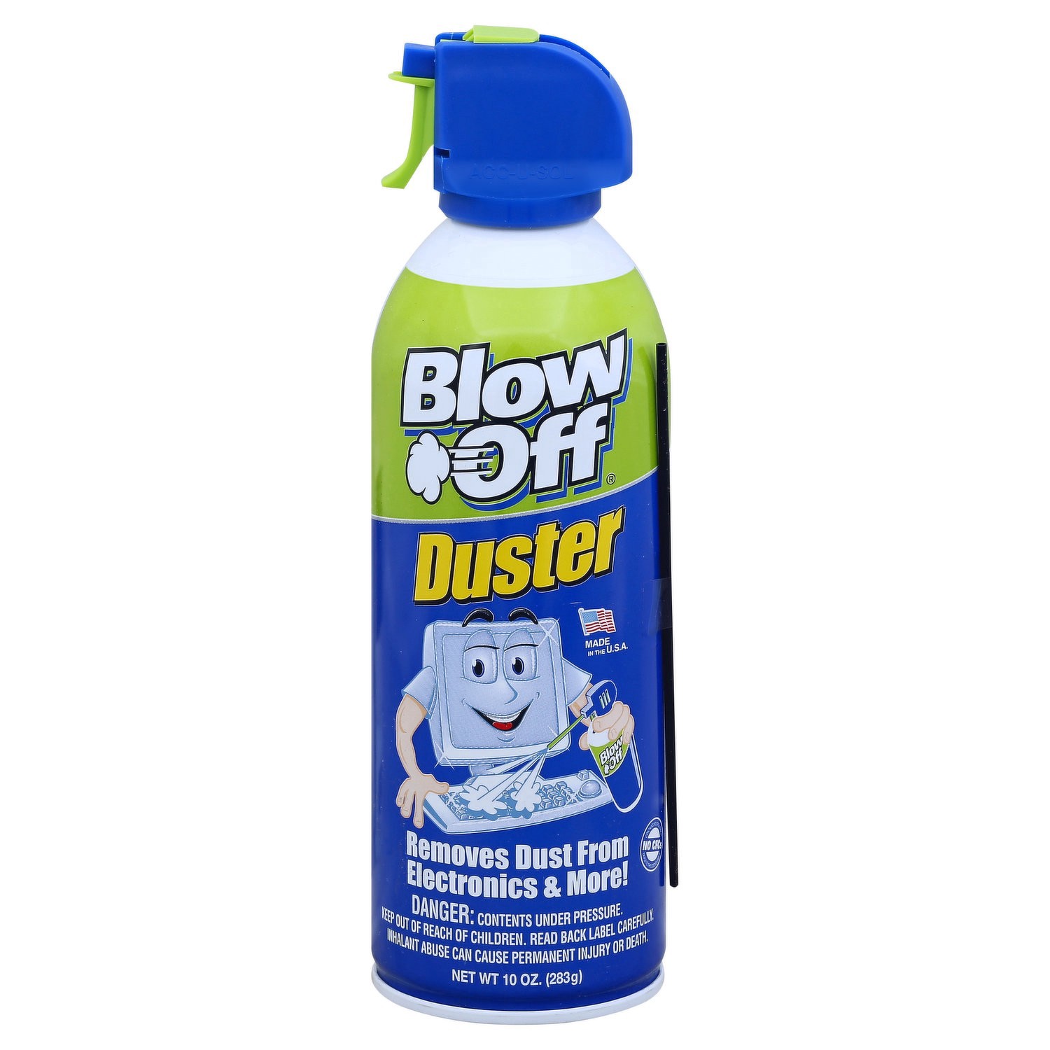 slide 1 of 1, Blow Off Duster Can, 10 oz