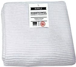 Now Designs Ripple White Kitchen Towel