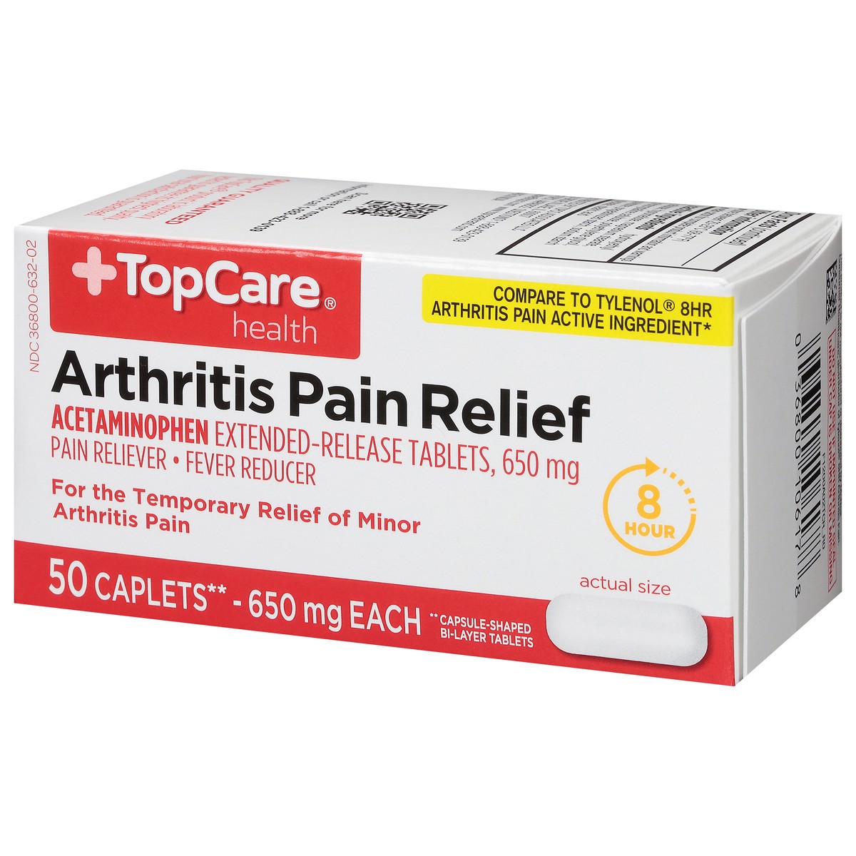 slide 4 of 9, TopCare Top Care Arthritis Pain Extended-Release Tablets, 50 ct