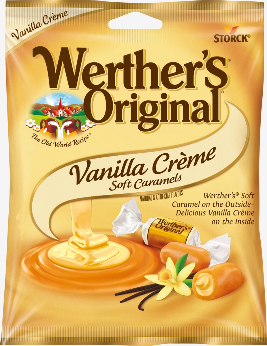 slide 2 of 3, Werther's Original Werthers Original Soft Vanilla Crème Caramel Candy, 4.51 Oz, 1 ct