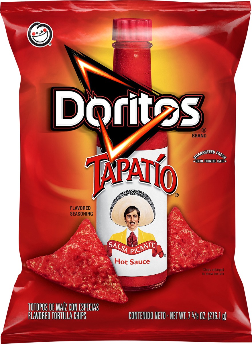 slide 1 of 7, Doritos Tapatio Flavored Tortilla Chips 7.625 oz, 7.62 oz