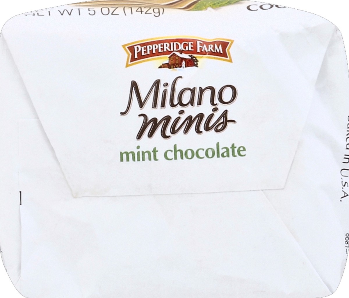 slide 2 of 4, Pepperidge Farm Milano Minis Mint Chocolate Cookies, 5 oz