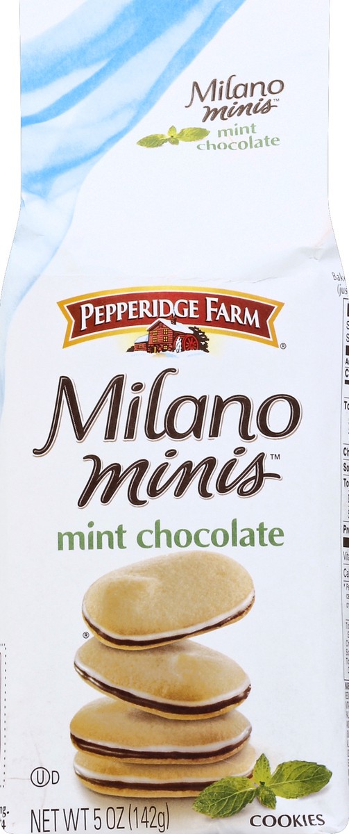 slide 1 of 4, Pepperidge Farm Milano Minis Mint Chocolate Cookies, 5 oz