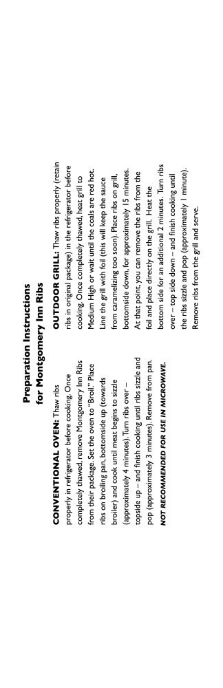 slide 4 of 4, Montgomery Inn Fully Cooked Mongomery Inn Pork Ribs With Barbecue Sauce, 24 oz