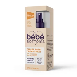 Bebe Bottoms Diaper Rash Cream Spray - 10% Zinc Oxide - 100 ml