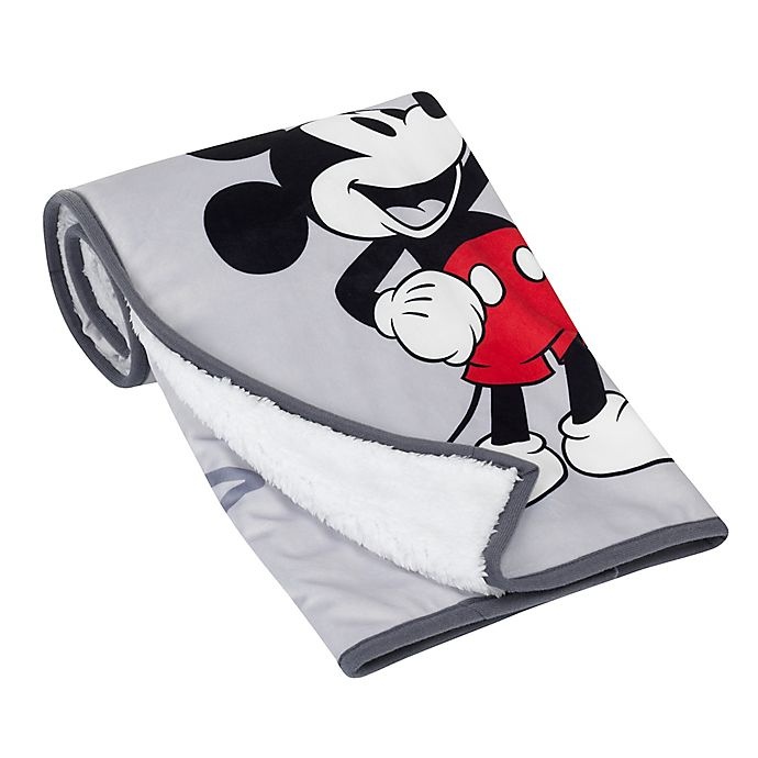 slide 2 of 6, Disney Mickey Mouse Photo Op Receiving Blanket - White, 1 ct