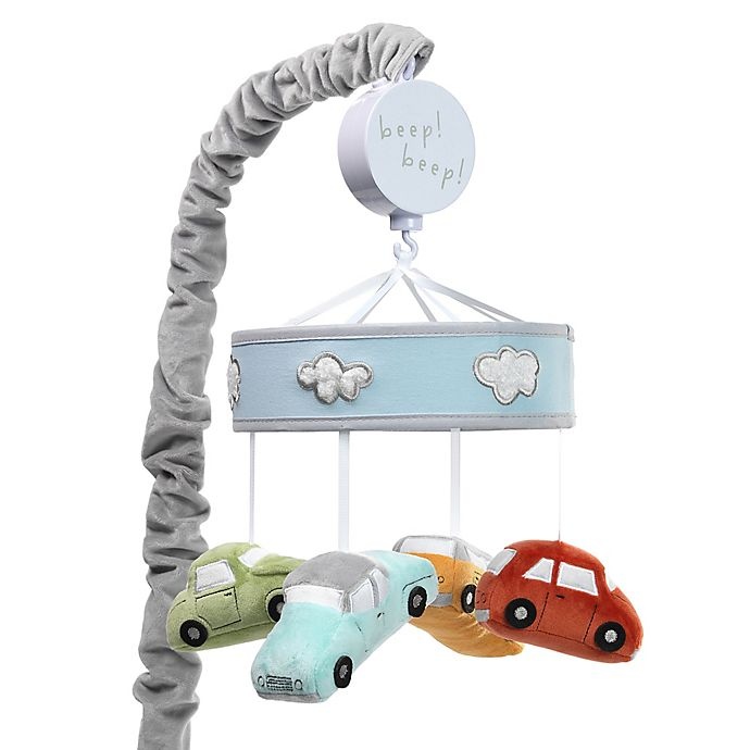 slide 1 of 6, Lambs & Ivy Car Tunes Musical Mobile - Grey, 1 ct
