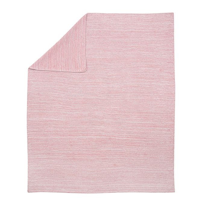 slide 2 of 5, Lambs & Ivy Signature Textured Knitted Baby Blanket - Pink, 1 ct