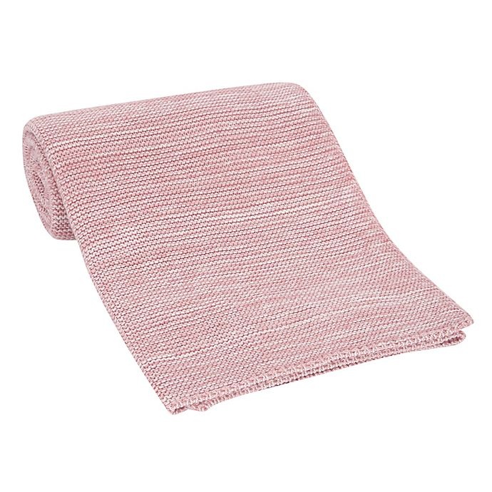 slide 4 of 5, Lambs & Ivy Signature Textured Knitted Baby Blanket - Pink, 1 ct