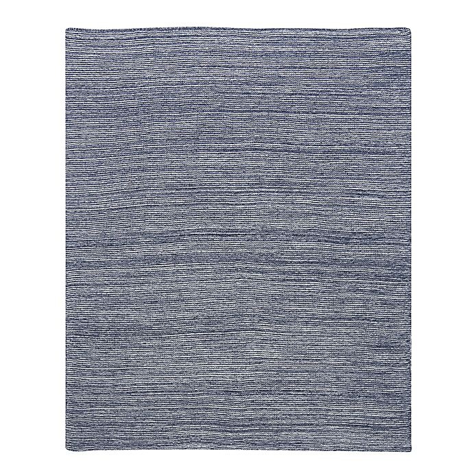 slide 3 of 5, Lambs & Ivy Signature Textured Knitted Baby Blanket - Blue, 1 ct
