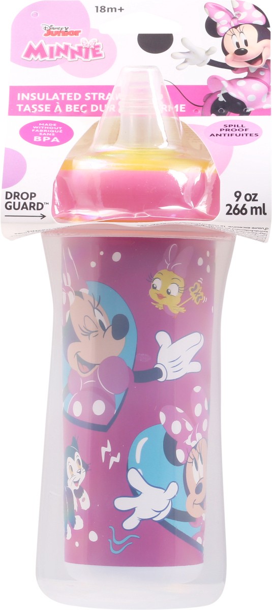 slide 5 of 9, Tomy Minnie Mouse Insulated Cup W/straw - EA, 1 ct