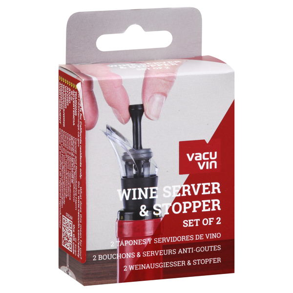 slide 1 of 1, Vacu Vin Wine Server & Stopper, 1 ct