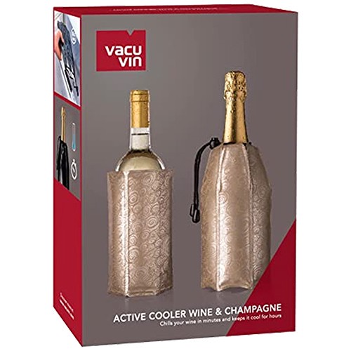 slide 1 of 1, Vacu Vin - Wine & Champagne Cooler Gift Set, 2 ct