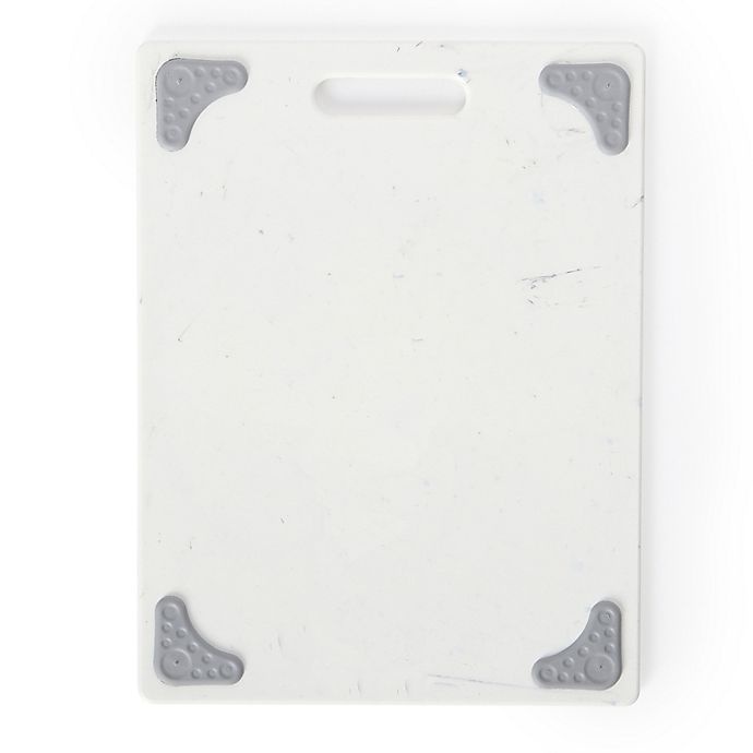 slide 2 of 7, Dexas PolyMarble Cutting and Serving Board - White Marble, 11 in x 14.5 in