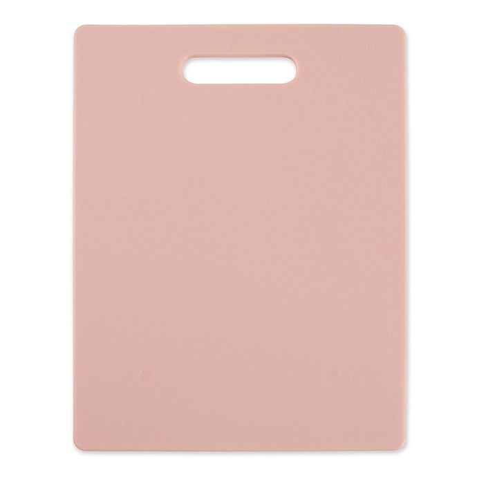 slide 2 of 4, Dexas Poly Cutting Board Set - Blush/Marble, 2 ct