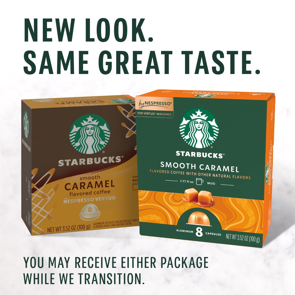 slide 3 of 6, Starbucks Nespresso Smooth Caramel Vertuo - 3.52 oz, 3.52 oz