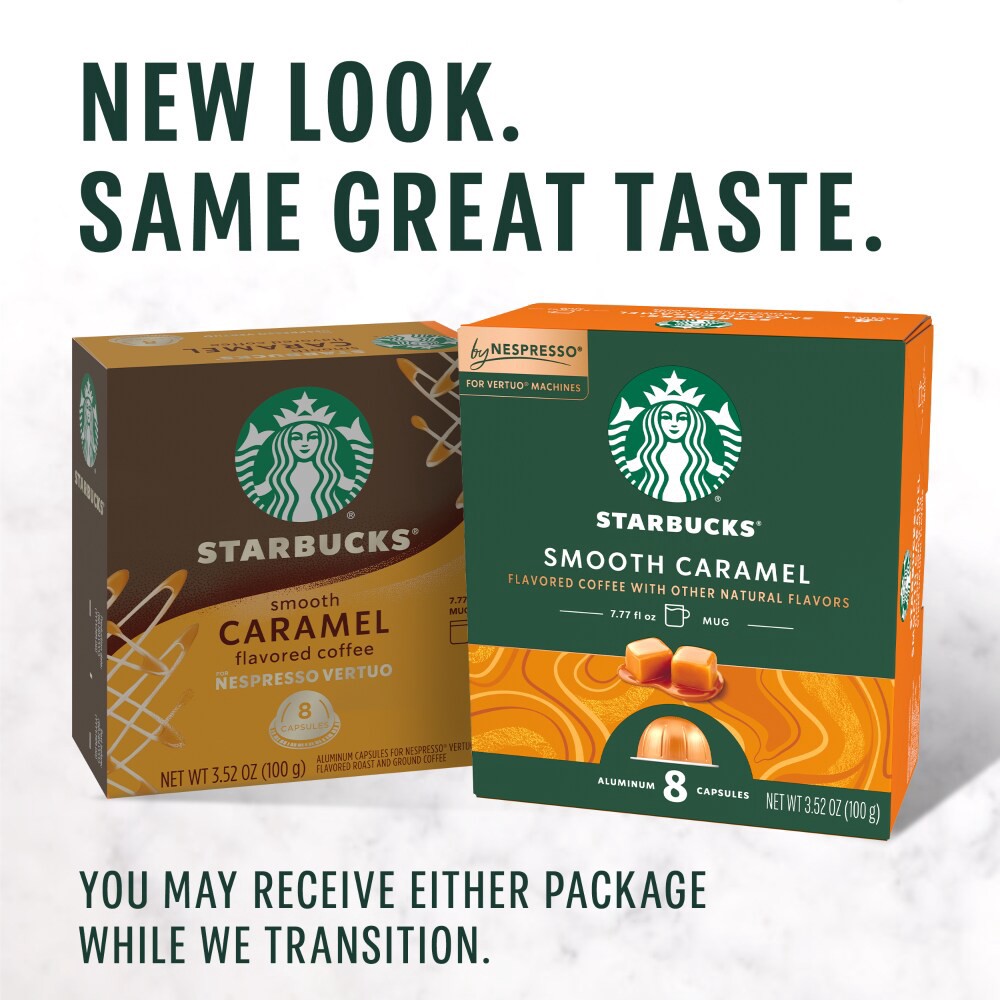 slide 4 of 6, Starbucks Nespresso Smooth Caramel Vertuo - 3.52 oz, 3.52 oz