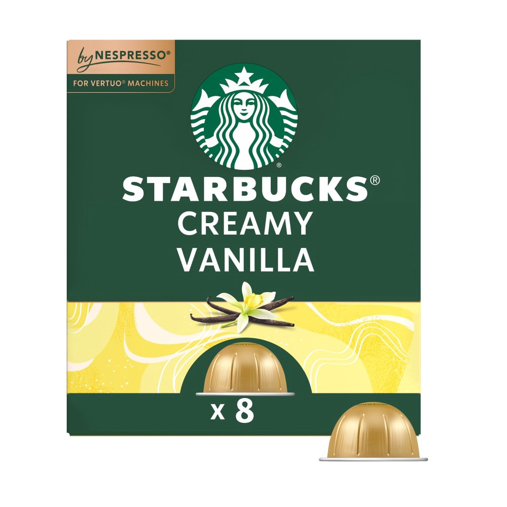 slide 6 of 6, Starbucks Creamy Vanilla Nespresso Vertuo - 8 Count, 8 ct