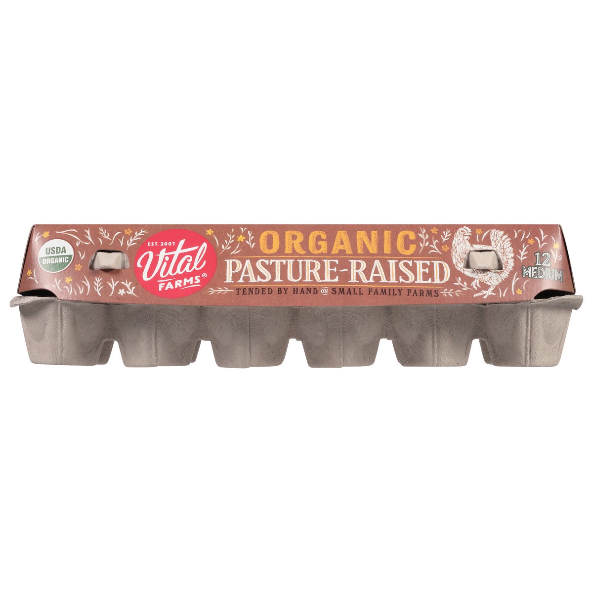 slide 11 of 12, Vital Farms Pasture Raised Organic Medium Grade A Eggs, 12 ct