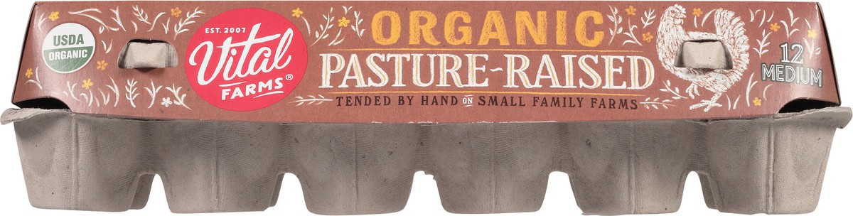 slide 12 of 12, Vital Farms Pasture Raised Organic Medium Grade A Eggs, 12 ct