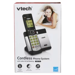 VTech CS5119 DECT 6.0 Expandable Cordless Phone With Caller ID & Call Waiting, 1 Handset - Silver