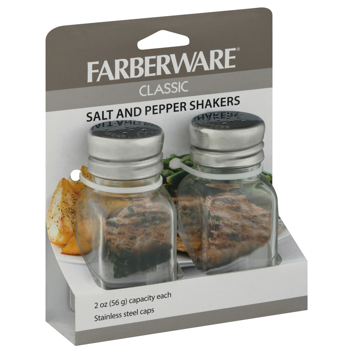 slide 2 of 9, Farberware Classic Salt & Pepper Shaker Set, 2 oz