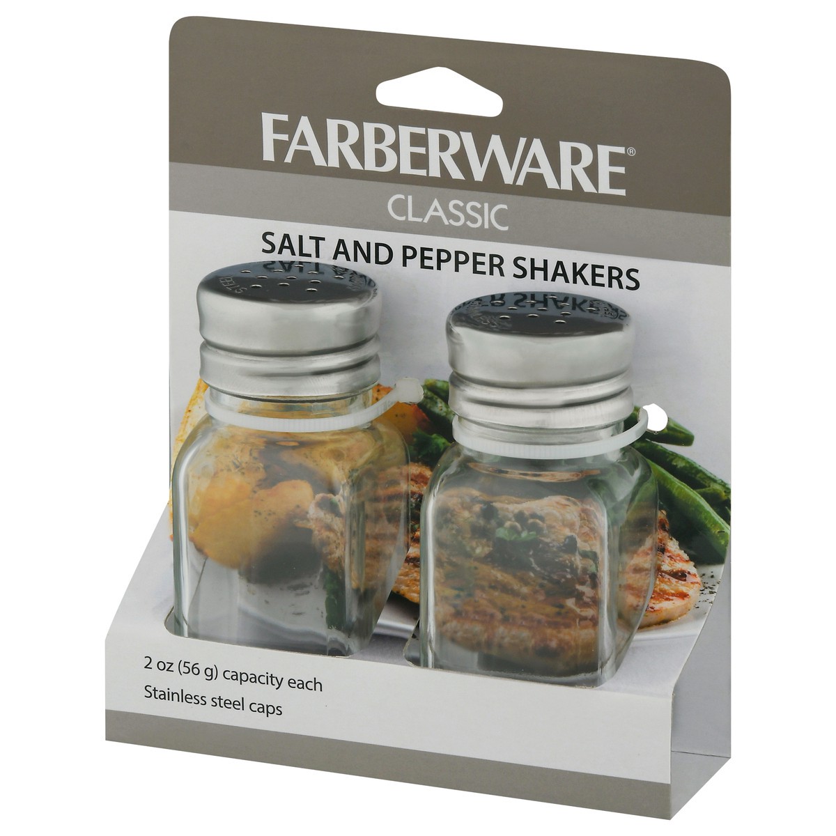 slide 3 of 9, Farberware Classic Salt & Pepper Shaker Set, 2 oz