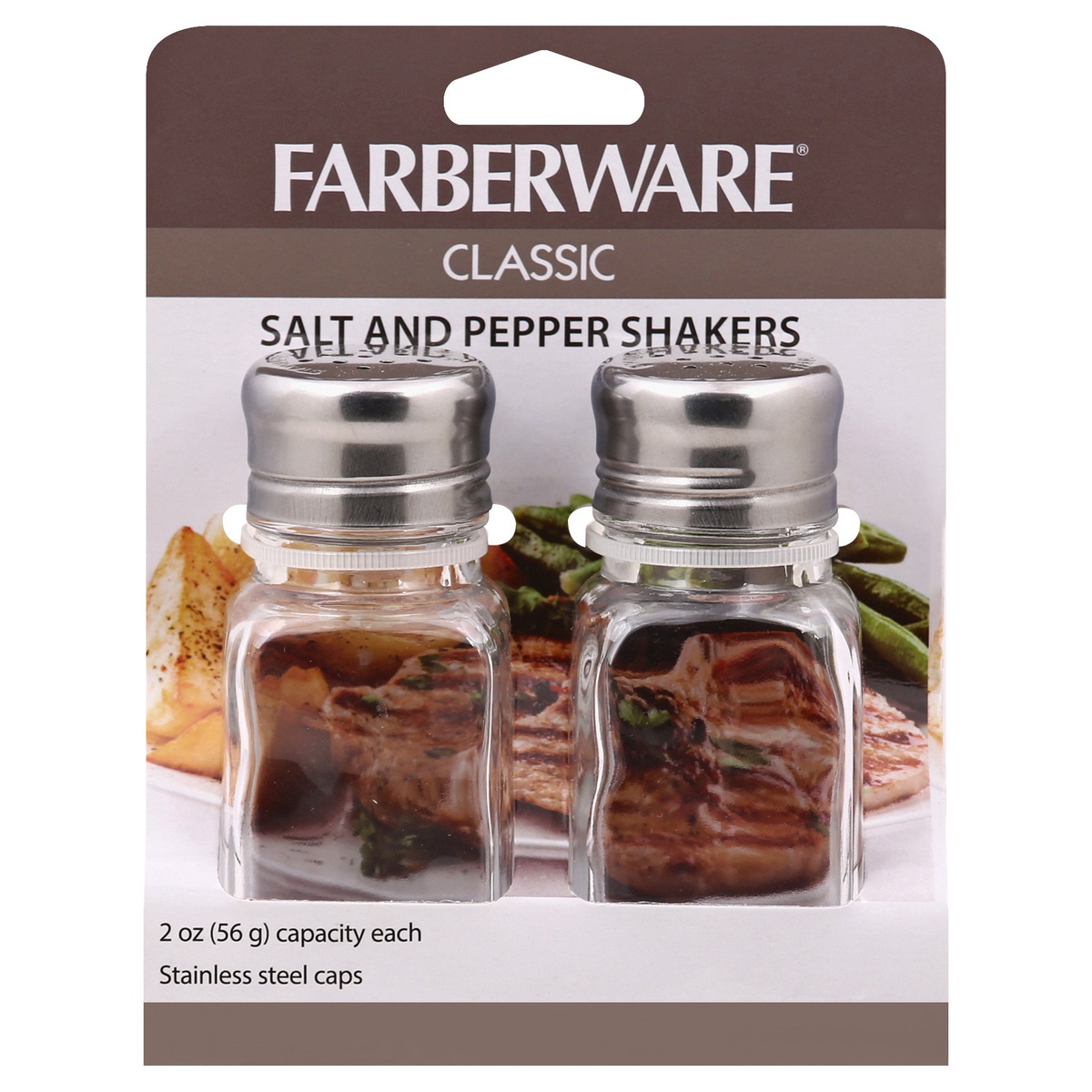 slide 1 of 1, Farberware Classic Salt & Pepper Shaker Set, 2 oz