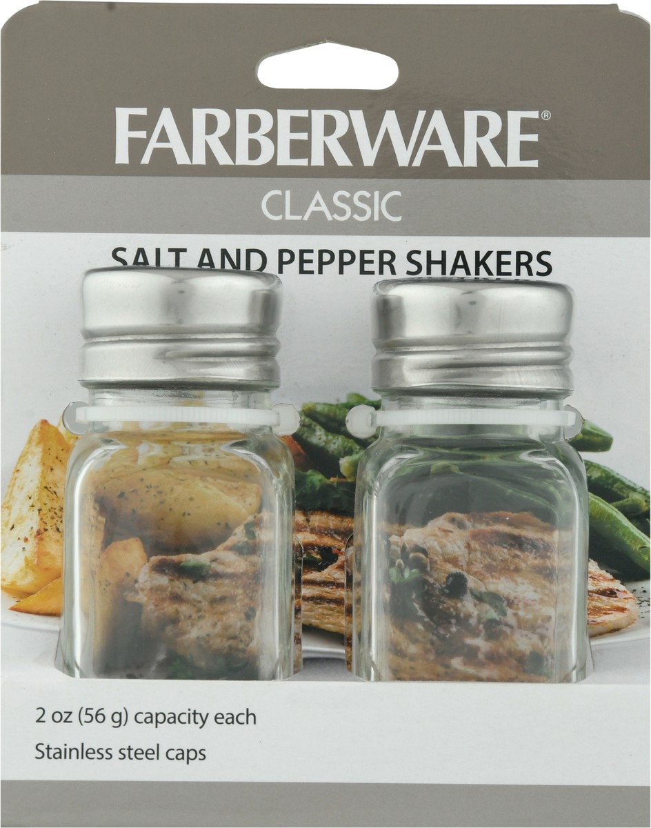 slide 6 of 9, Farberware Classic Salt & Pepper Shaker Set, 2 oz