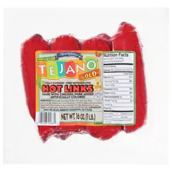 Blue Ribbon Tejano Gold Hot Links Tortilla Size 16 oz