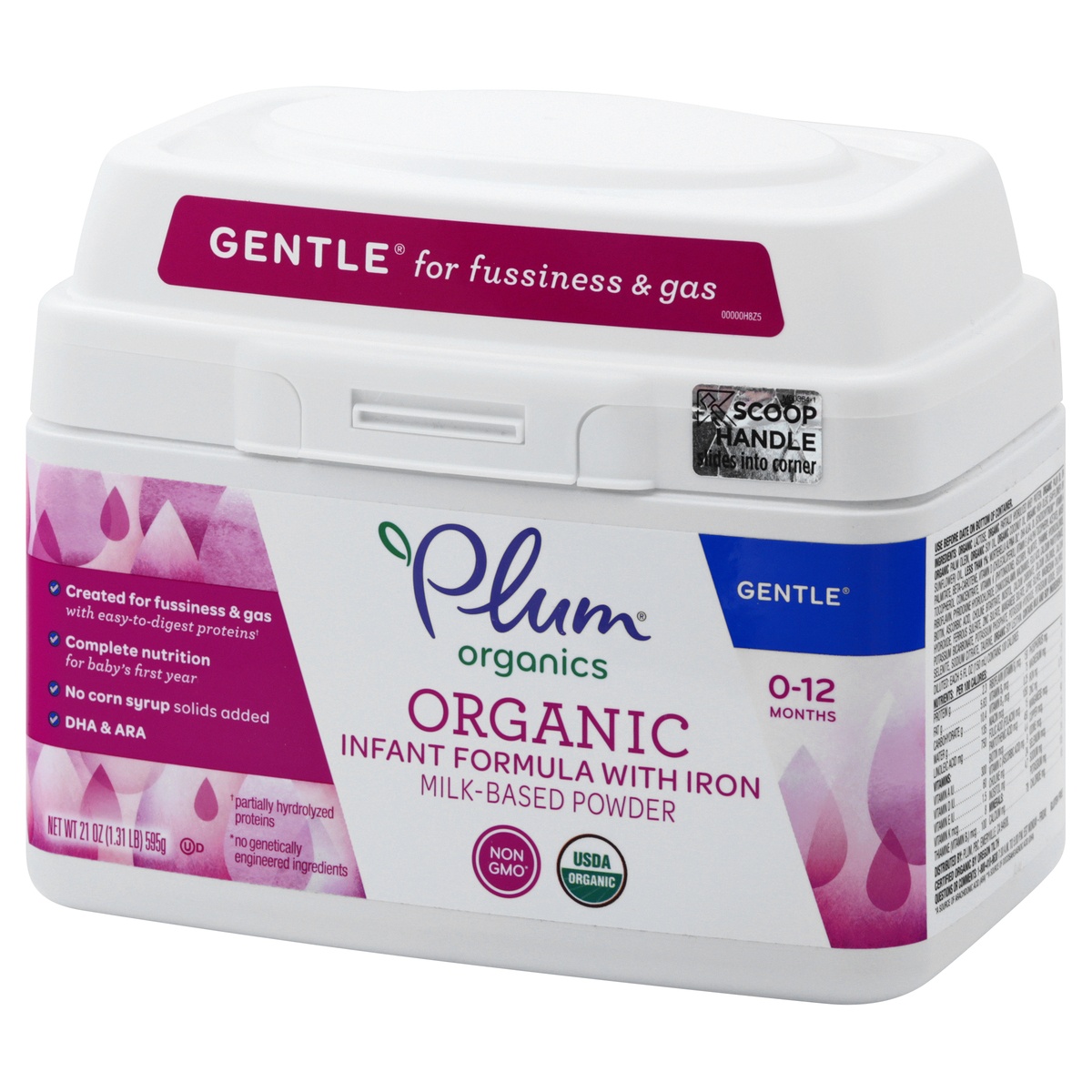 slide 3 of 10, Plum Organics Gentle Infant Formula, 21 oz