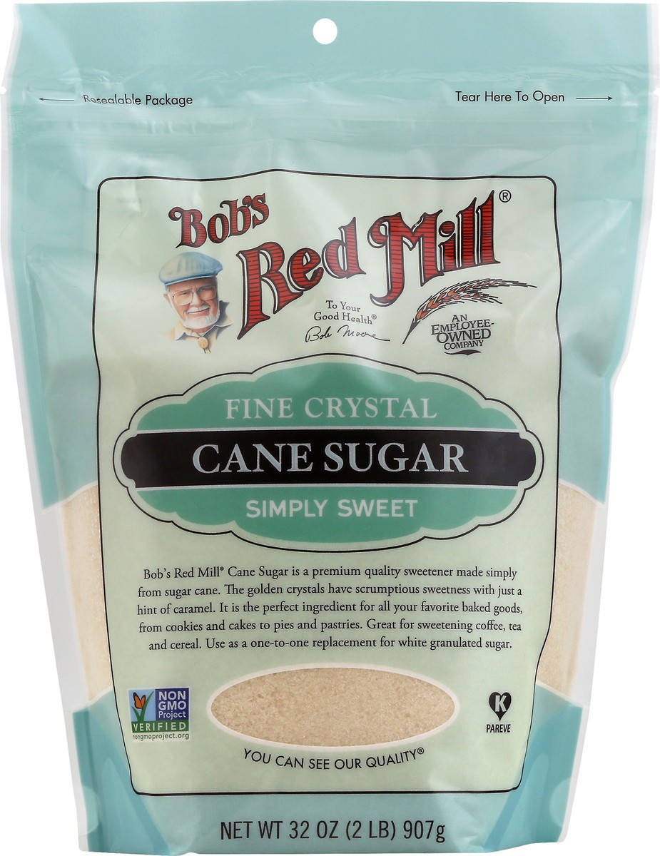 slide 7 of 8, Bob's Red Mill Cane Sugar, 32 oz