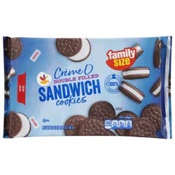 Giant Creme O Double Filled Sandwich Cookies Family Size