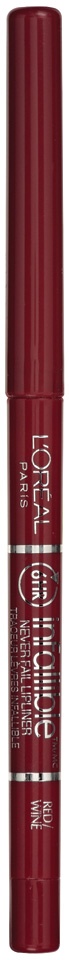 slide 1 of 1, L'Oréal Paris Infallible Neverfail Lipliner 307 Redwine, 1 ct