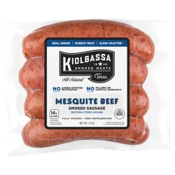 Kiolbassa Mesquite Beef Smoked Sausage