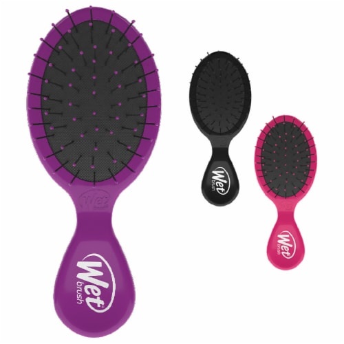 slide 1 of 1, Wet Brush Purple Mini Pro Detangler, 1 ct